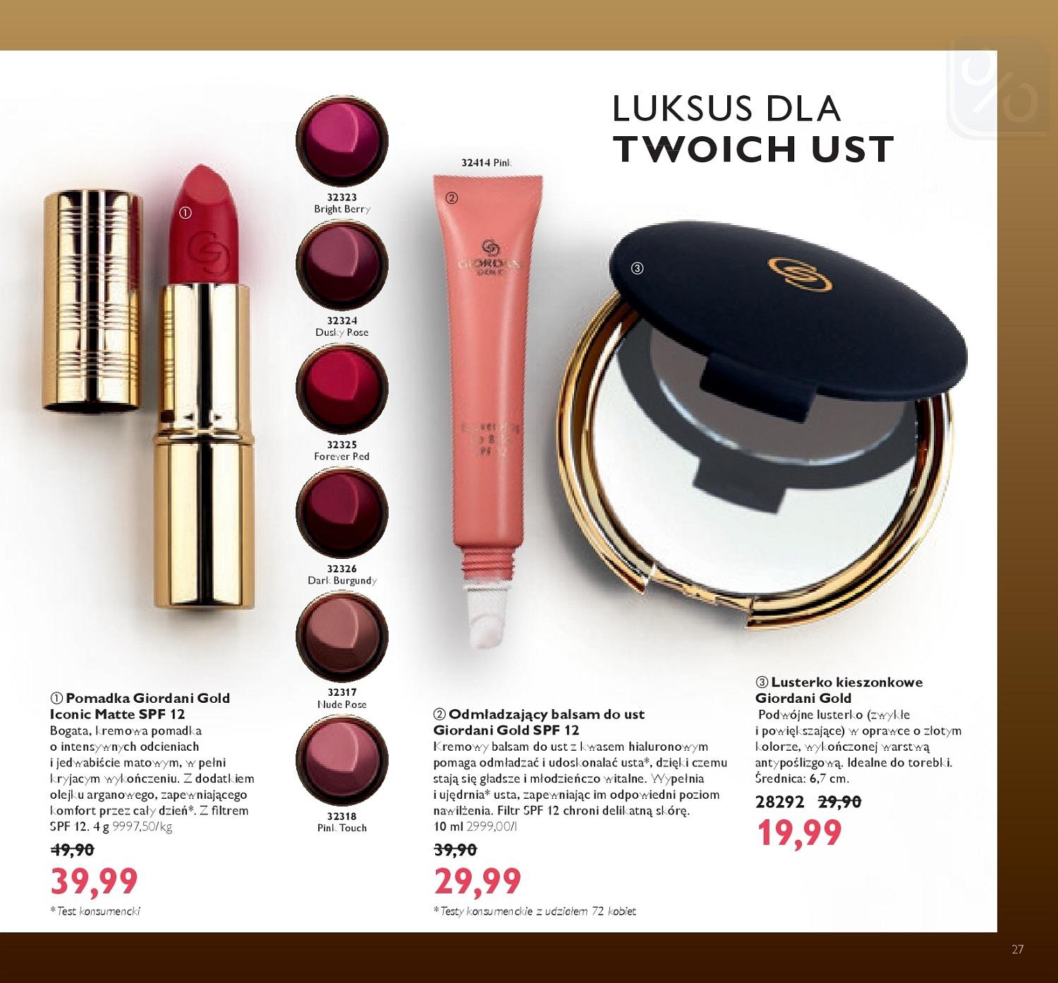 Gazetka promocyjna Oriflame do 21/05/2018 str.27