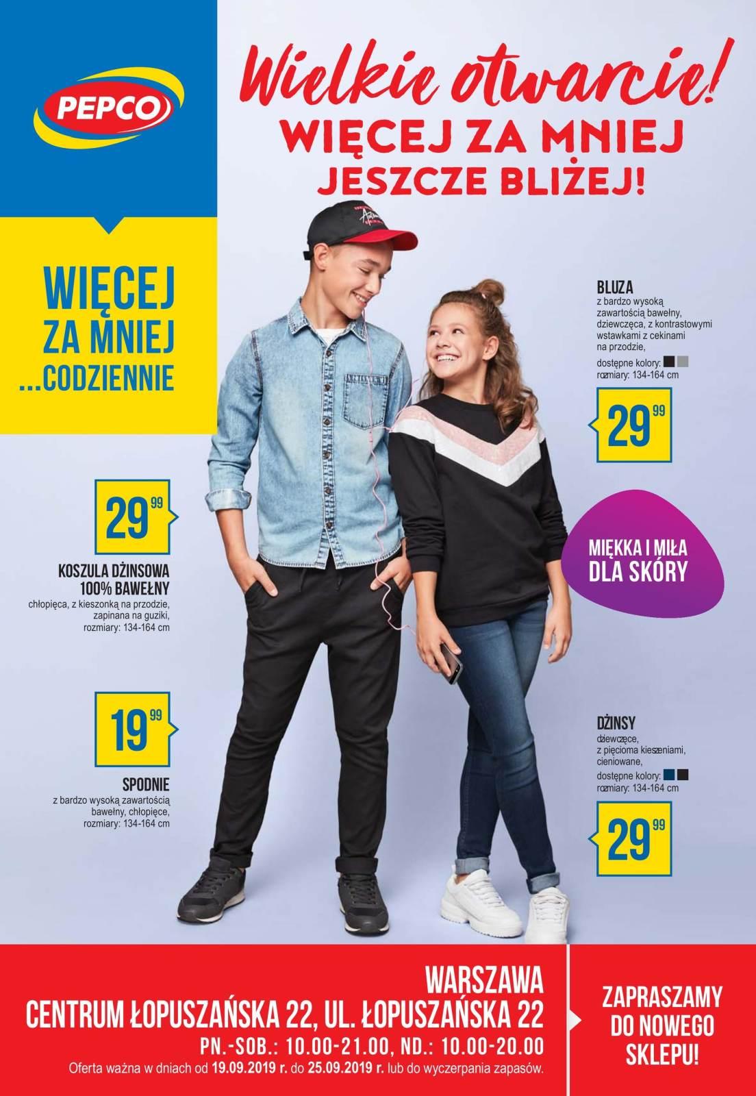 Gazetka promocyjna Pepco do 25/09/2019 str.1