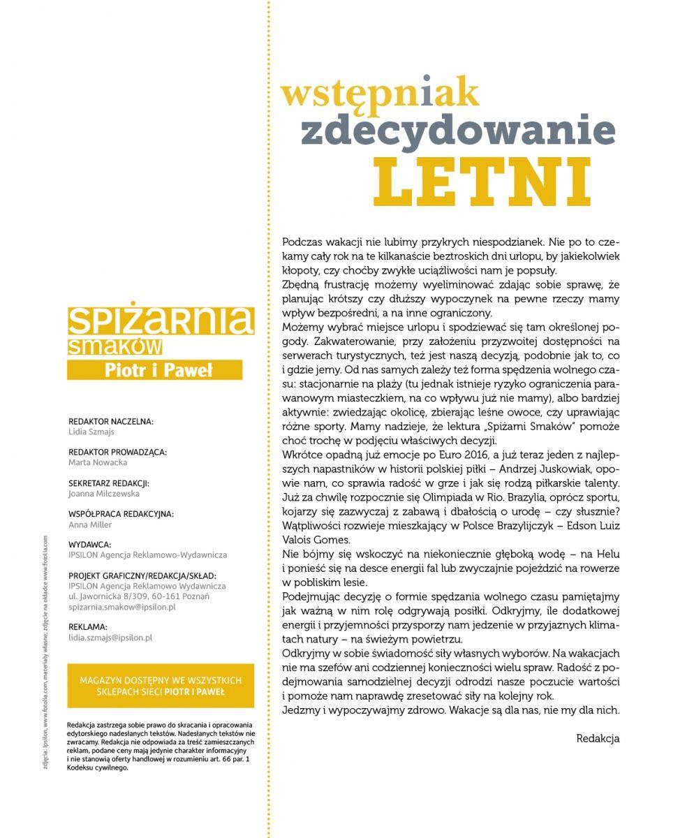 Gazetka promocyjna Piotr i Paweł do 21/09/2016 str.2