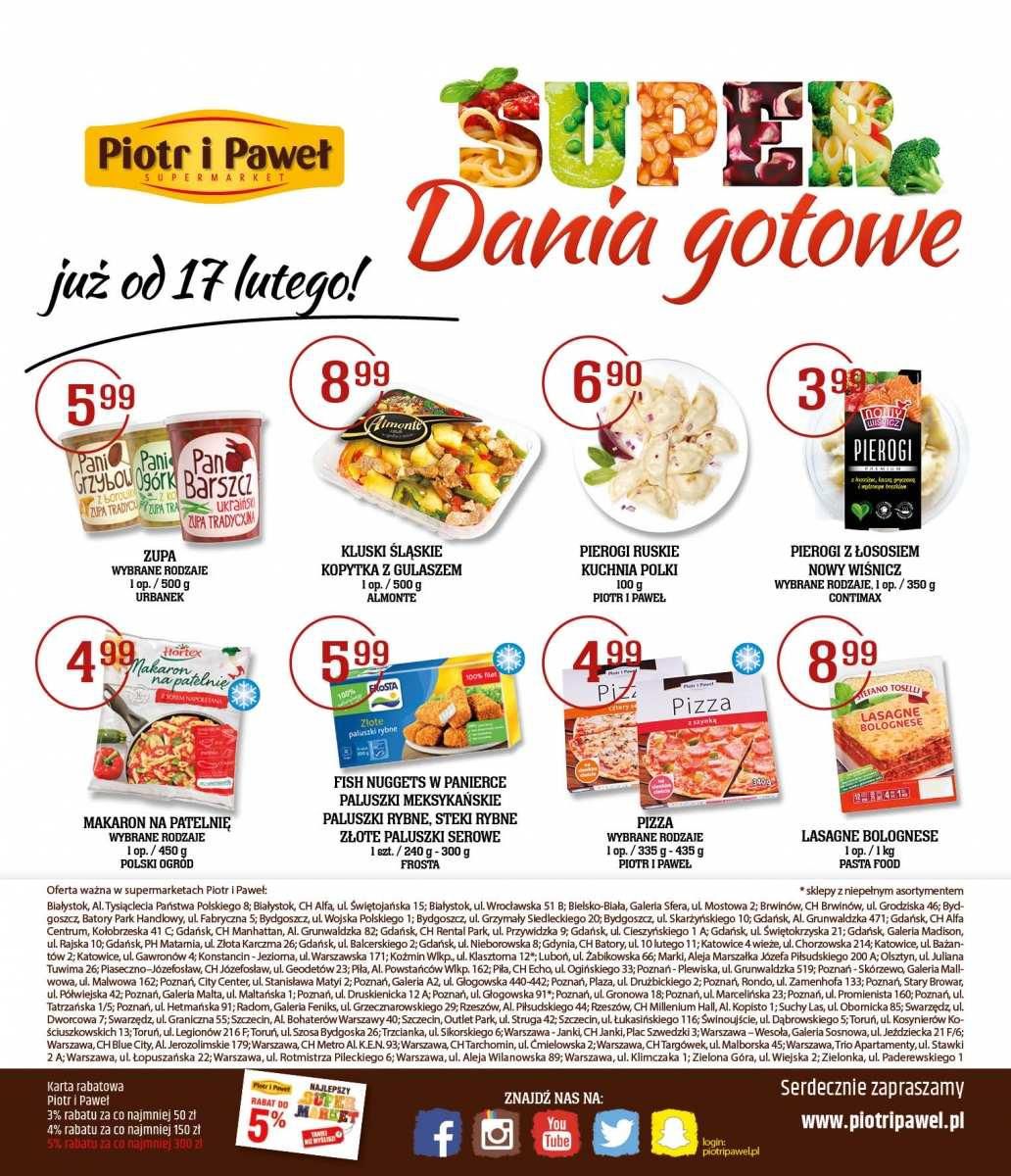 Gazetka promocyjna Piotr i Paweł do 16/02/2016 str.16