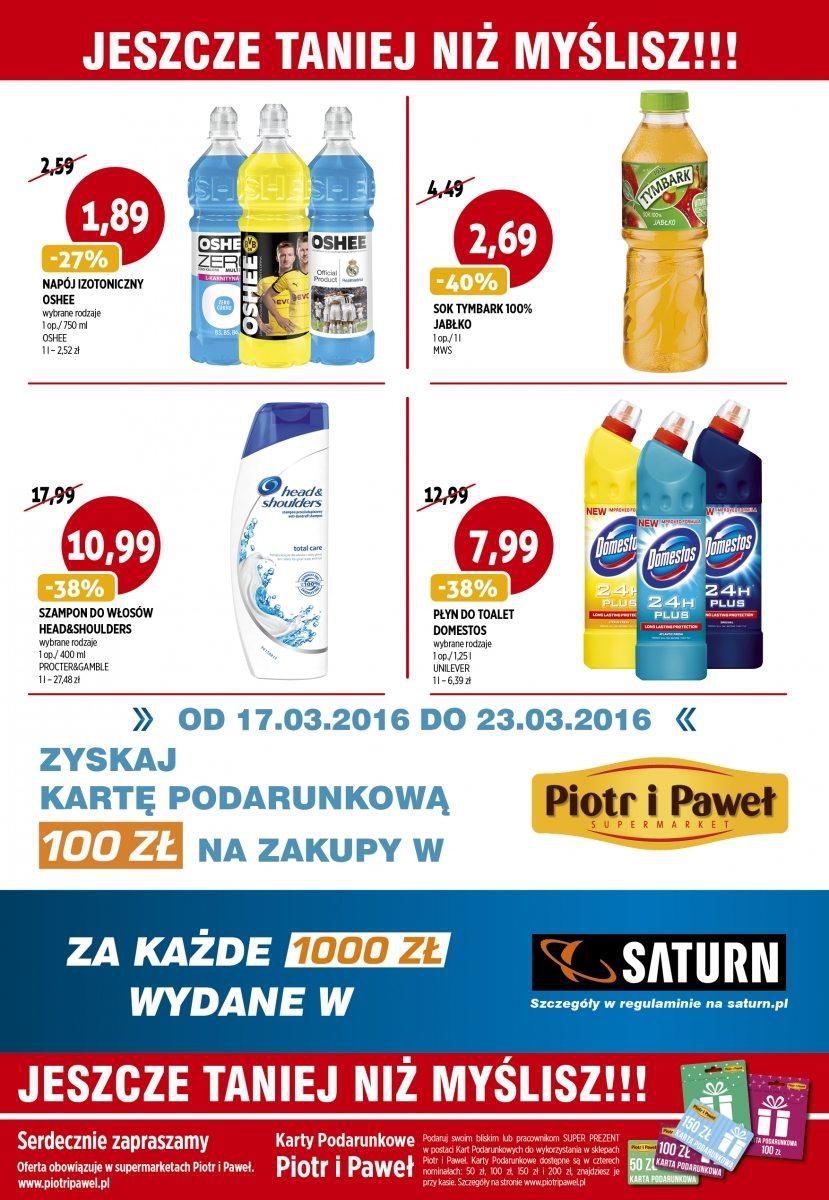Gazetka promocyjna Piotr i Paweł do 15/03/2016 str.4