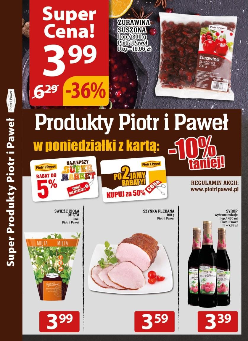 Gazetka promocyjna Piotr i Paweł do 29/01/2017 str.10