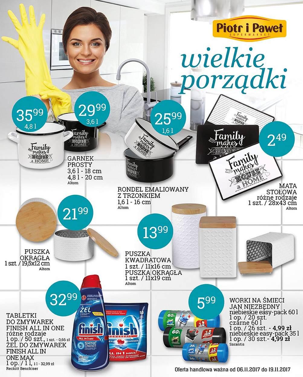 Gazetka promocyjna Piotr i Paweł do 19/11/2017 str.0