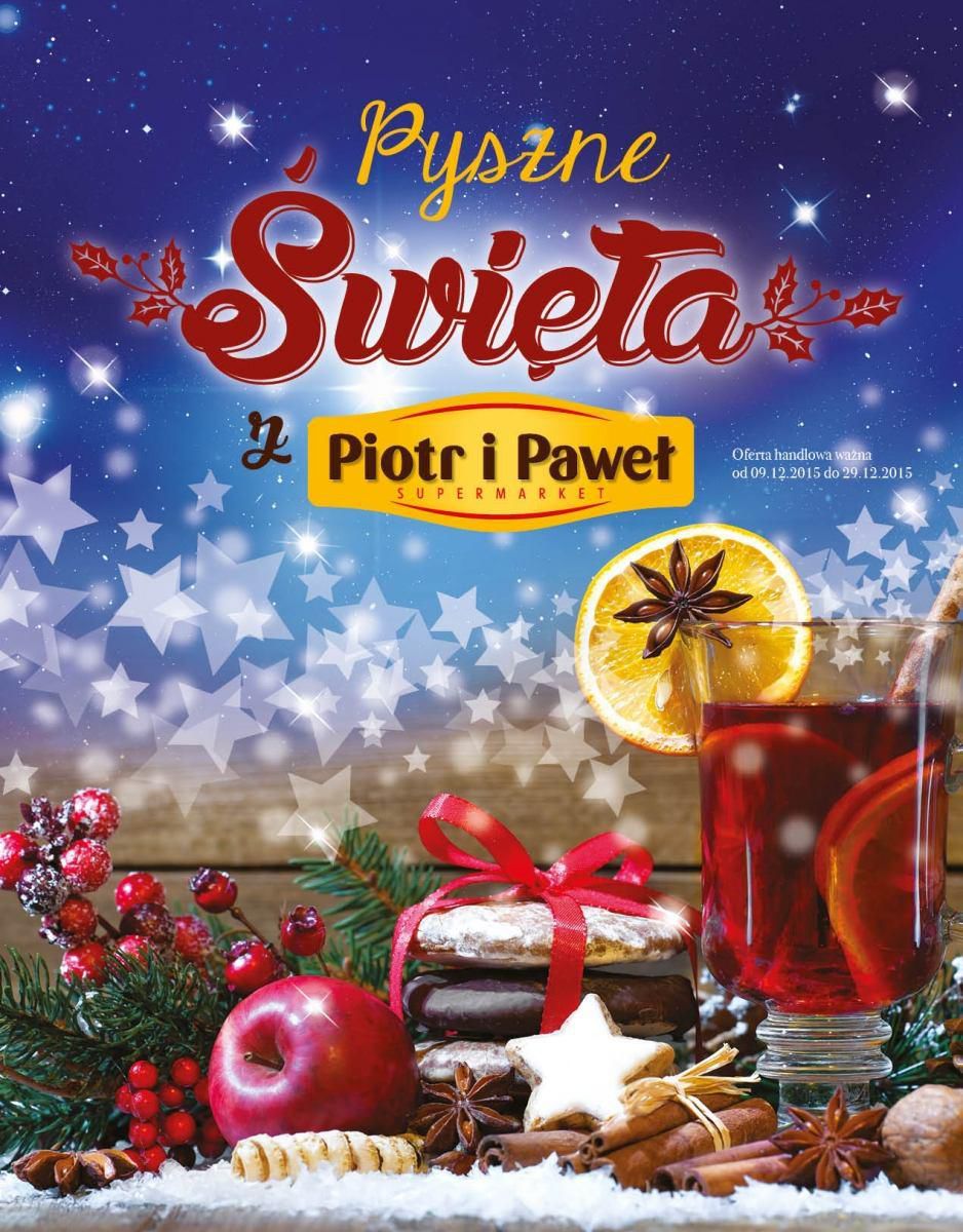 Gazetka promocyjna Piotr i Paweł do 29/12/2015 str.0