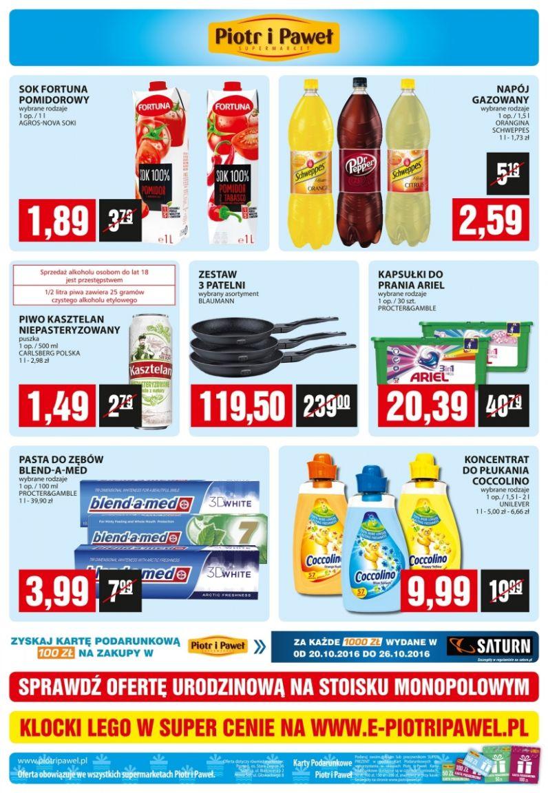 Gazetka promocyjna Piotr i Paweł do 25/10/2016 str.4