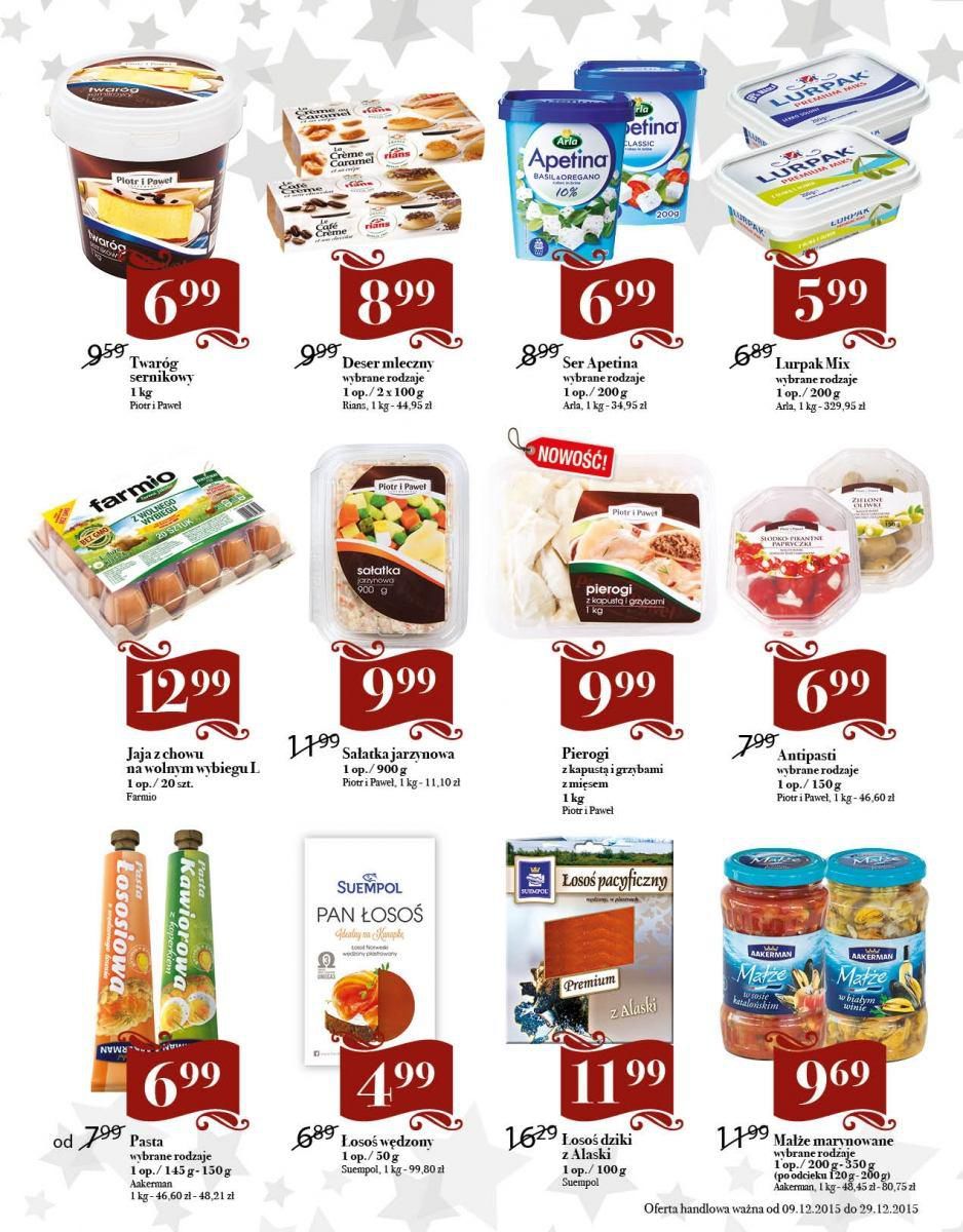 Gazetka promocyjna Piotr i Paweł do 29/12/2015 str.9