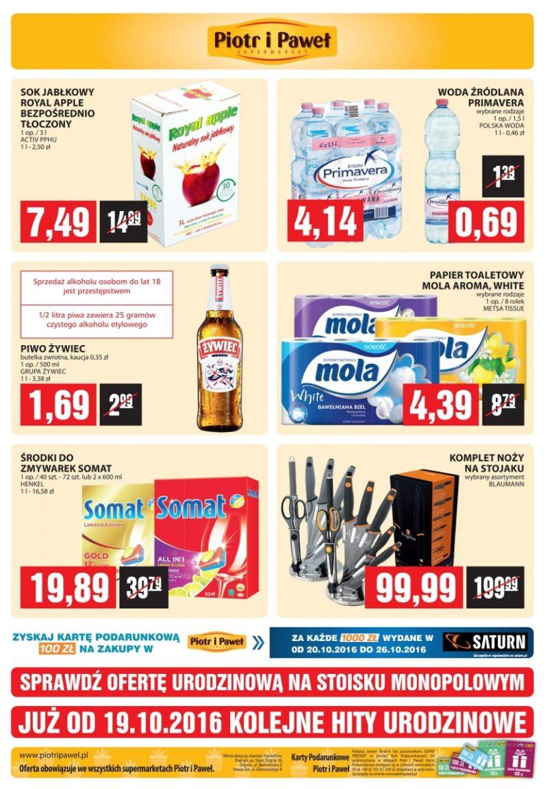 Gazetka promocyjna Piotr i Paweł do 18/10/2016 str.4
