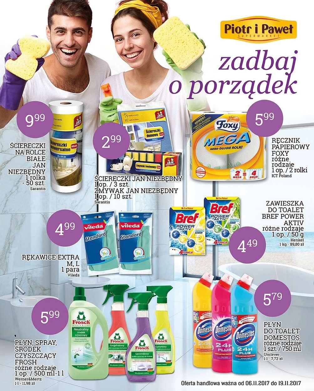 Gazetka promocyjna Piotr i Paweł do 19/11/2017 str.1