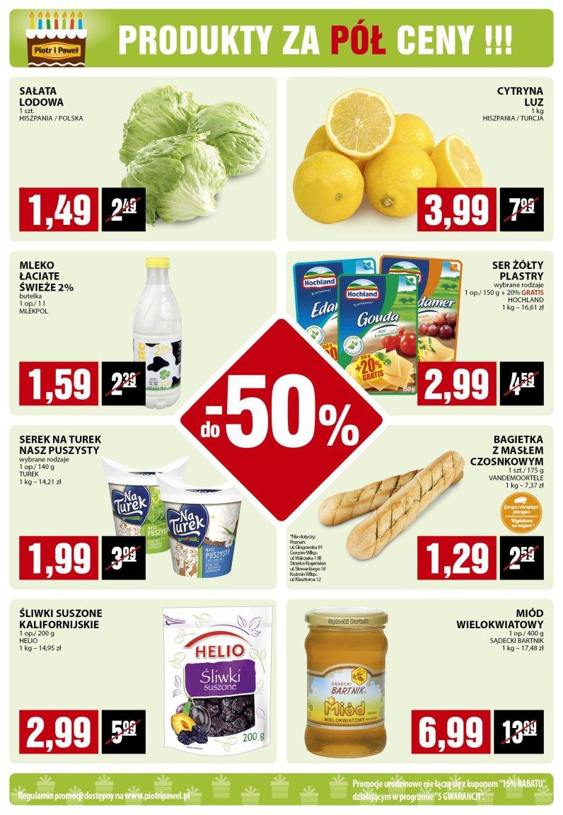 Gazetka promocyjna Piotr i Paweł do 15/11/2016 str.2