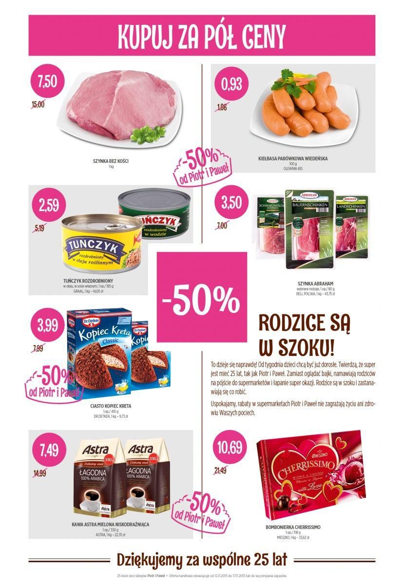 Gazetka promocyjna Piotr i Paweł do 17/11/2015 str.7