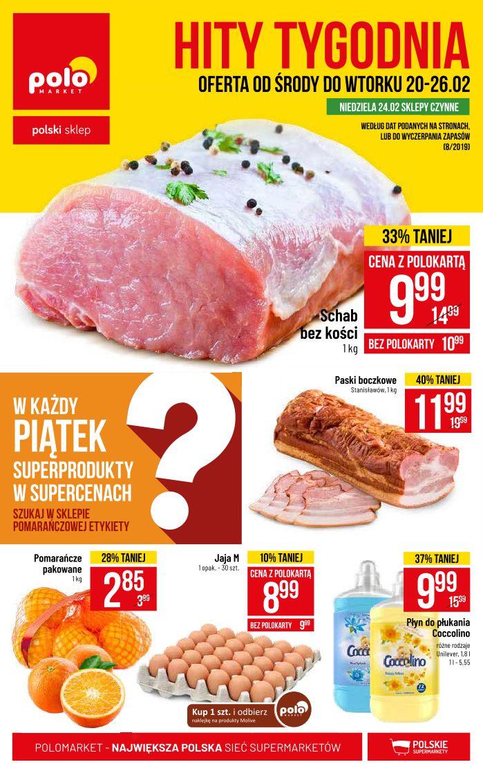 Gazetka promocyjna POLOmarket do 26/02/2019 str.1