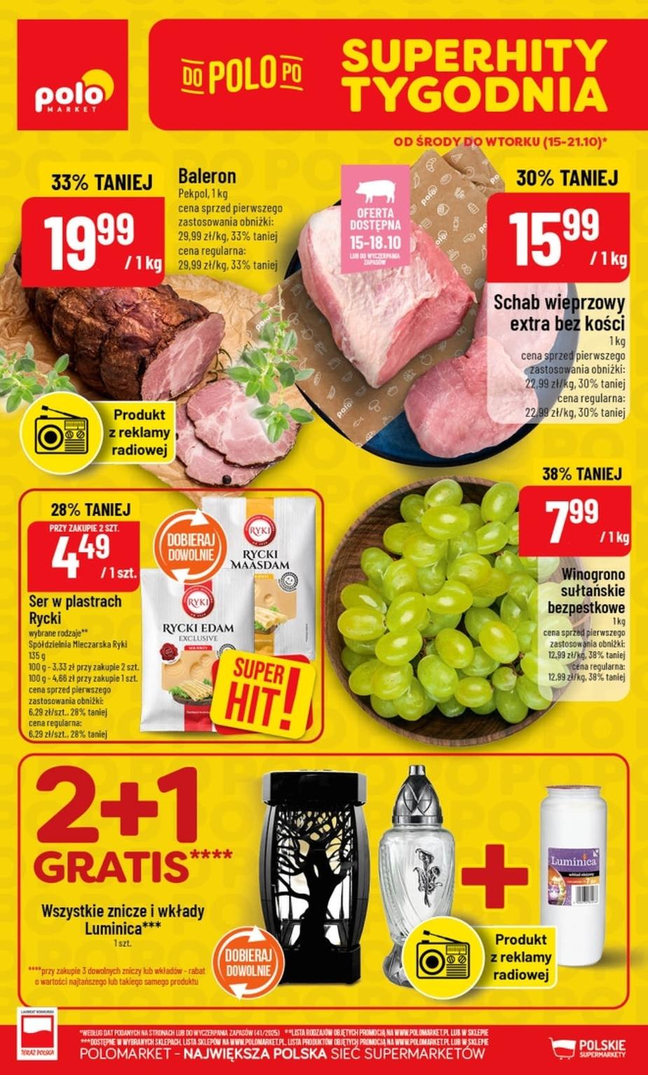 Gazetka promocyjna POLOmarket do 21/10/2025 str.1