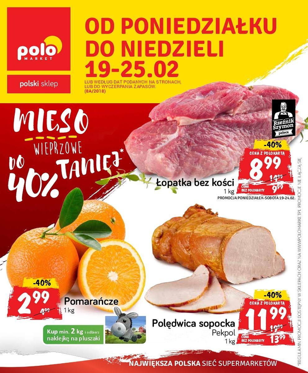 Gazetka promocyjna POLOmarket do 25/02/2018 str.1