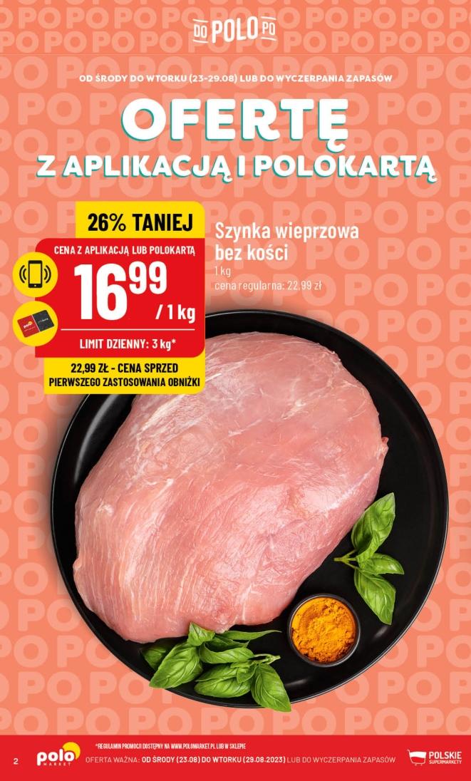 Gazetka promocyjna POLOmarket do 29/08/2023 str.1