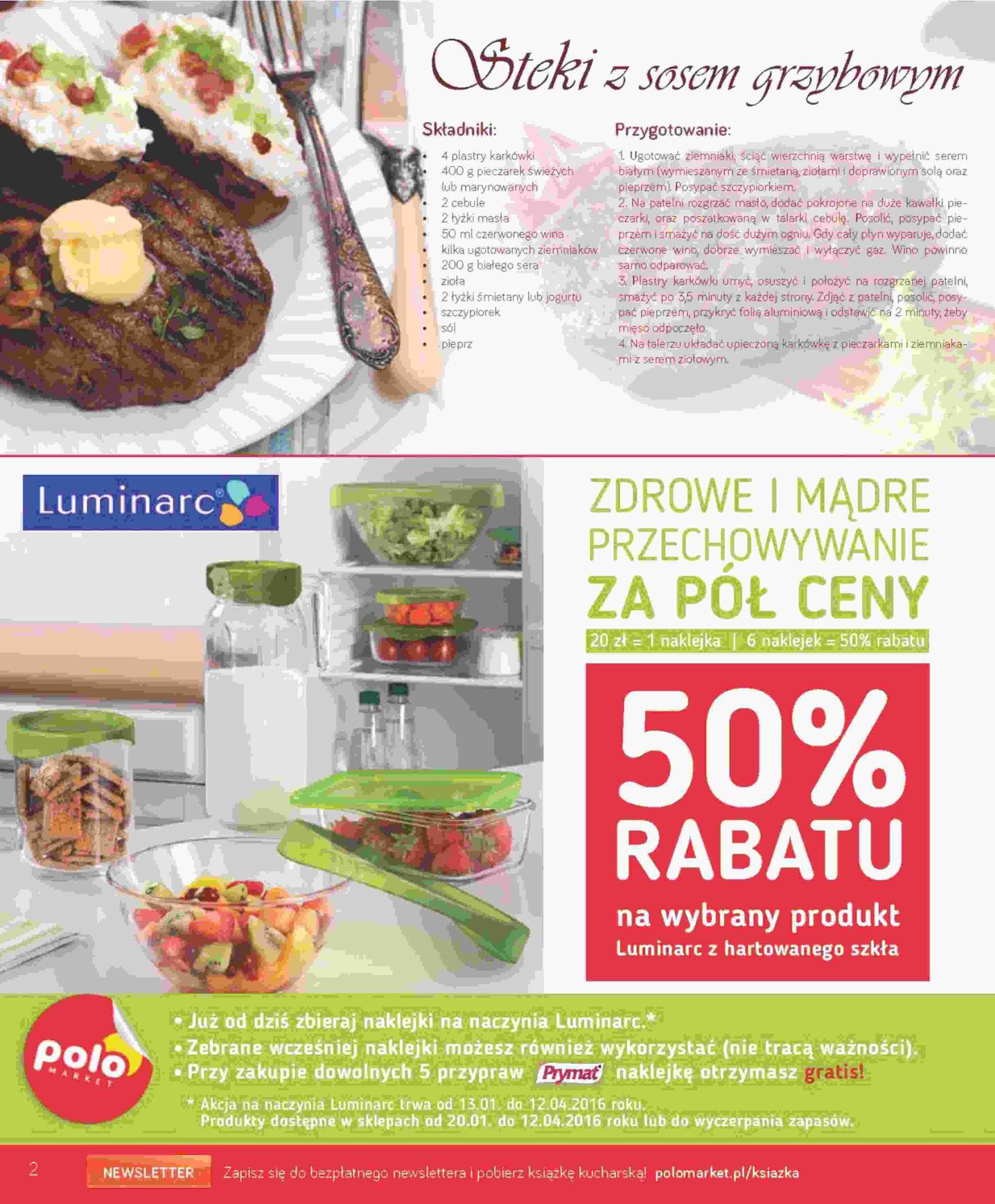 Gazetka promocyjna POLOmarket do 19/01/2016 str.1