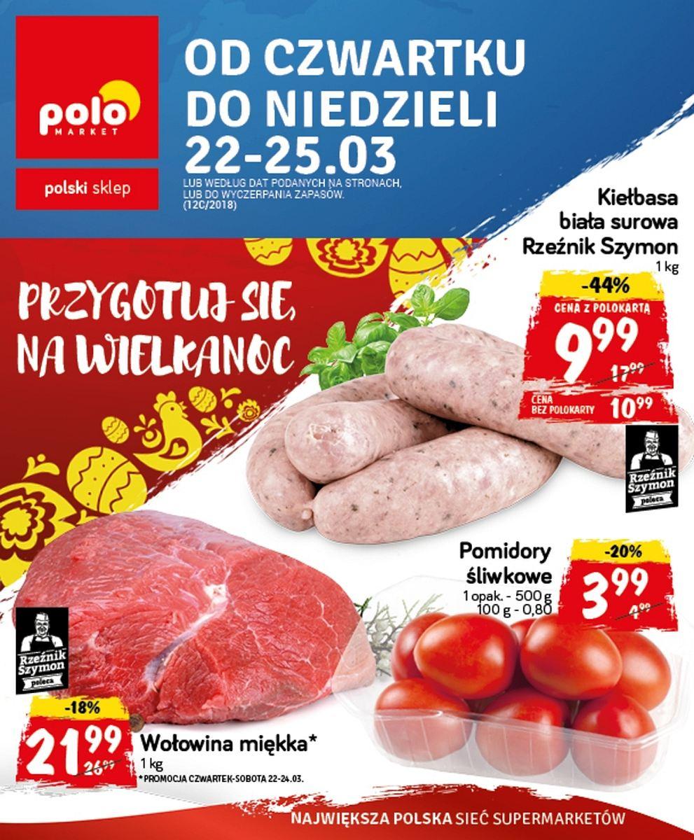 Gazetka promocyjna POLOmarket do 25/03/2018 str.1