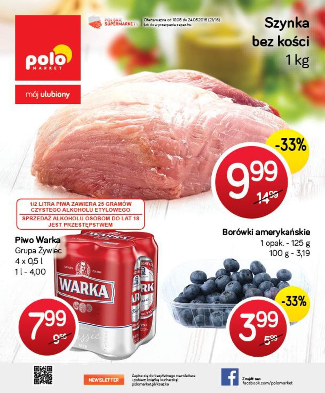 Gazetka promocyjna POLOmarket do 24/05/2016 str.0