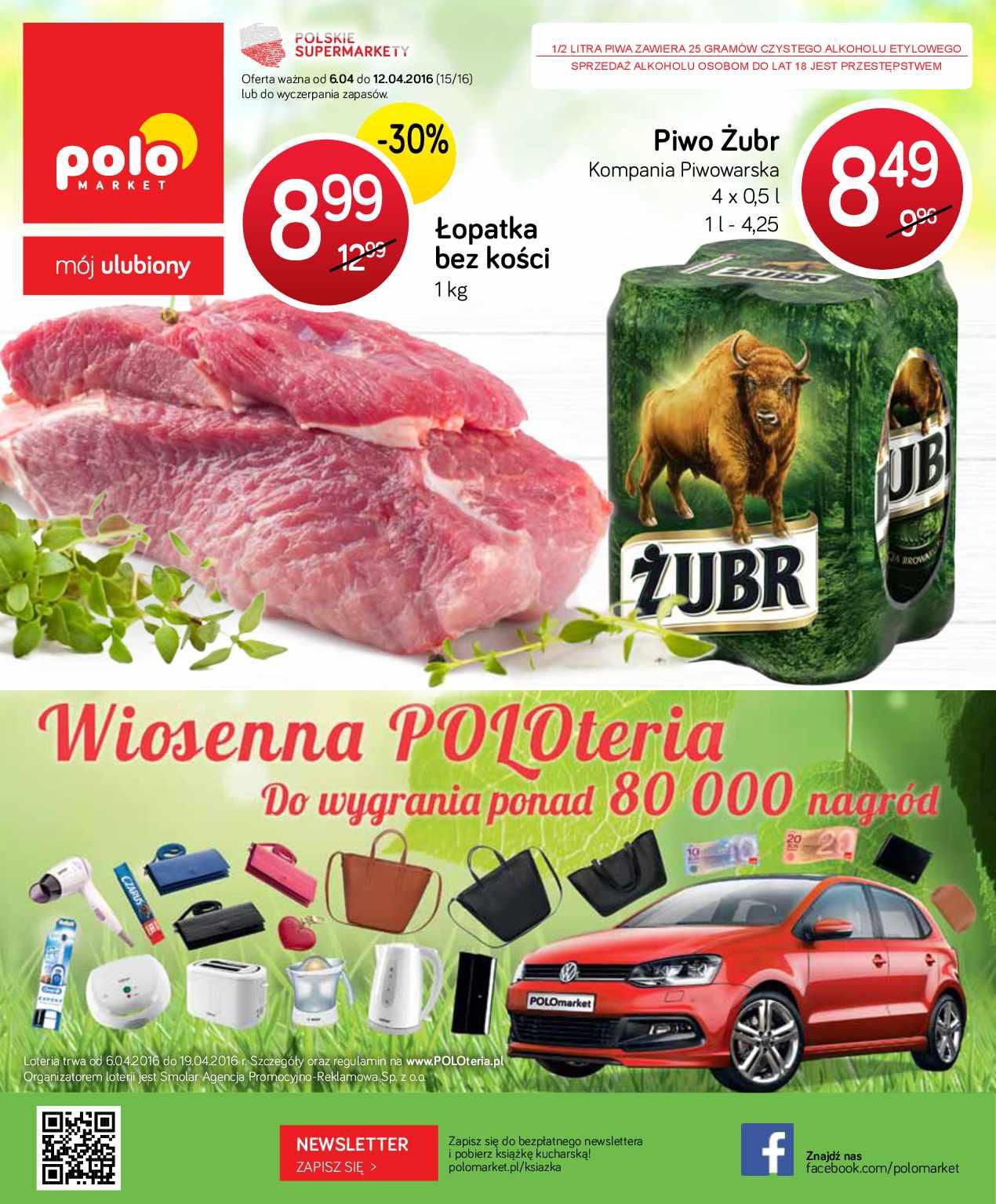 Gazetka promocyjna POLOmarket do 12/04/2016 str.0