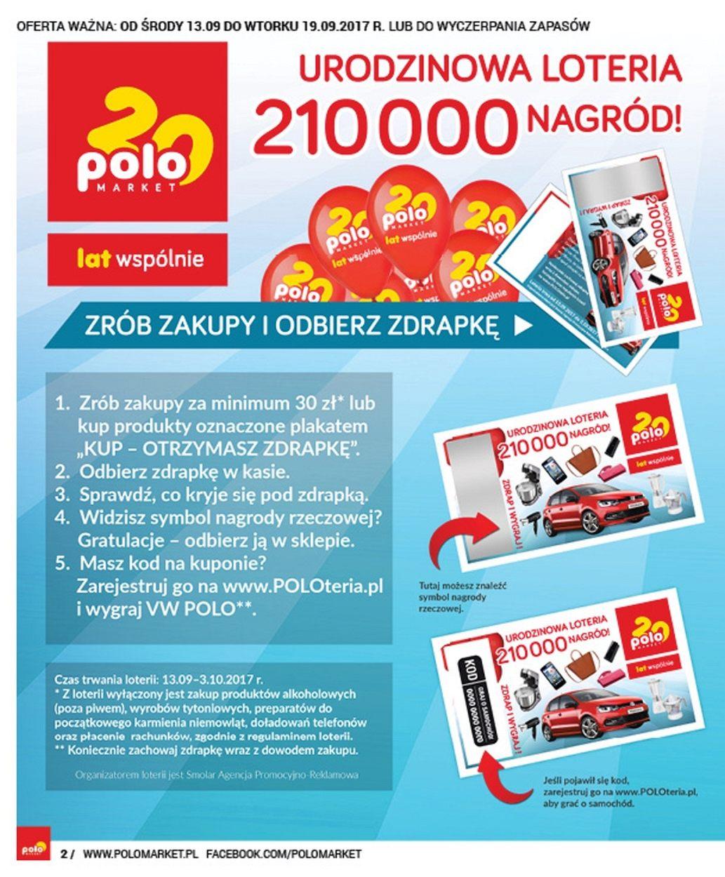 Gazetka promocyjna POLOmarket do 19/09/2017 str.1