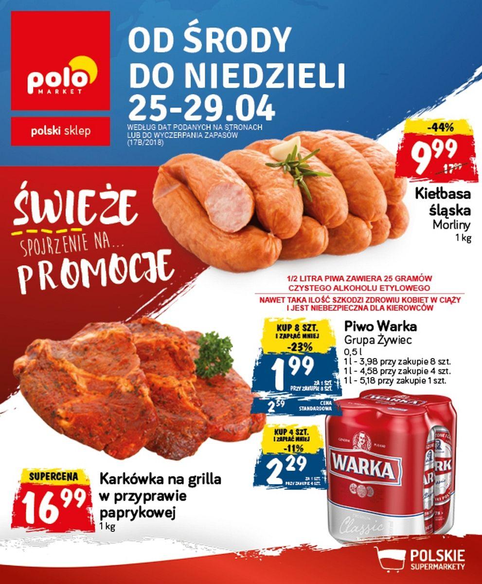 Gazetka promocyjna POLOmarket do 29/04/2018 str.1