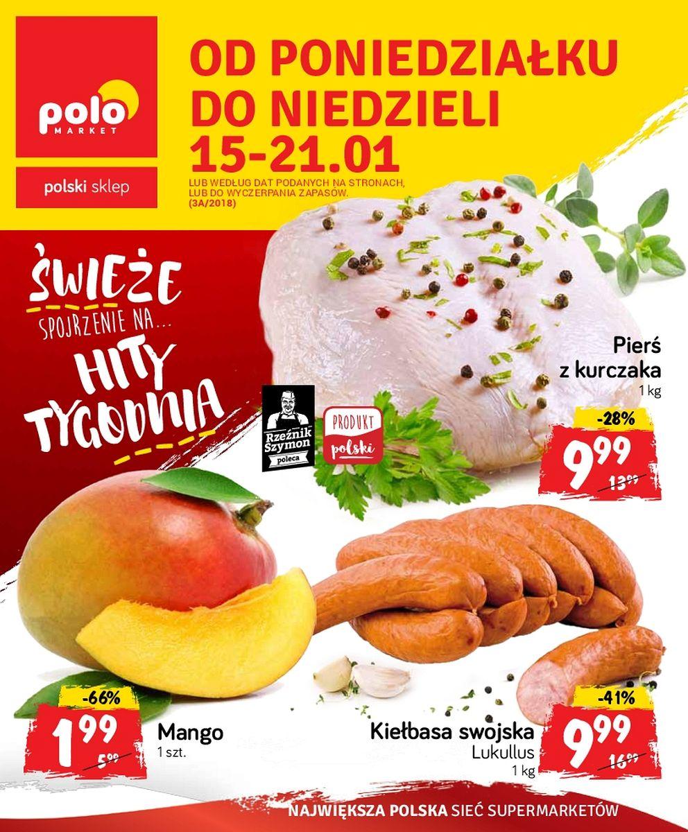 Gazetka promocyjna POLOmarket do 21/01/2018 str.1