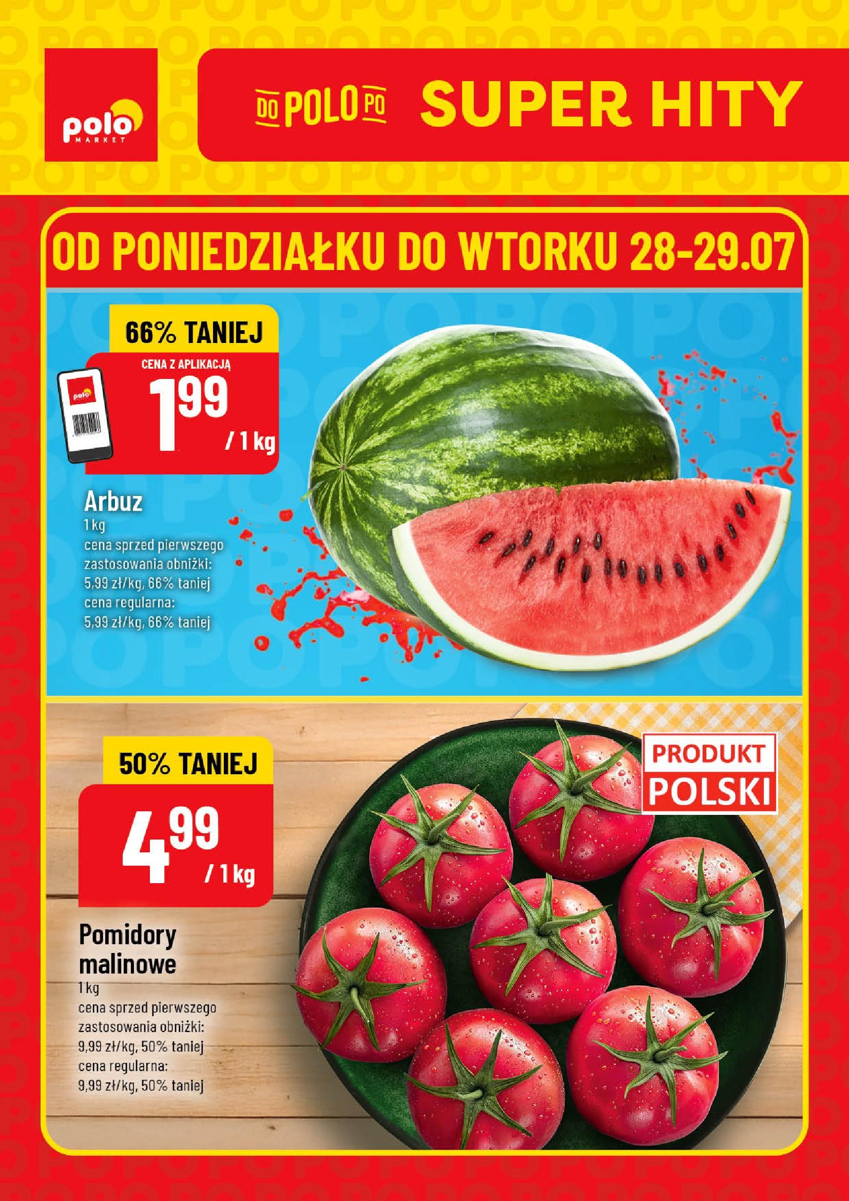 Gazetka promocyjna POLOmarket do 29/07/2025 str.1