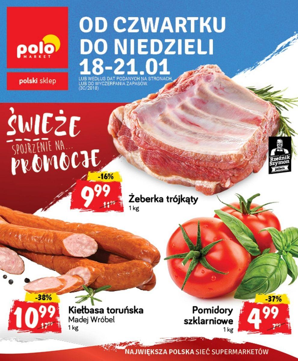 Gazetka promocyjna POLOmarket do 21/01/2018 str.1