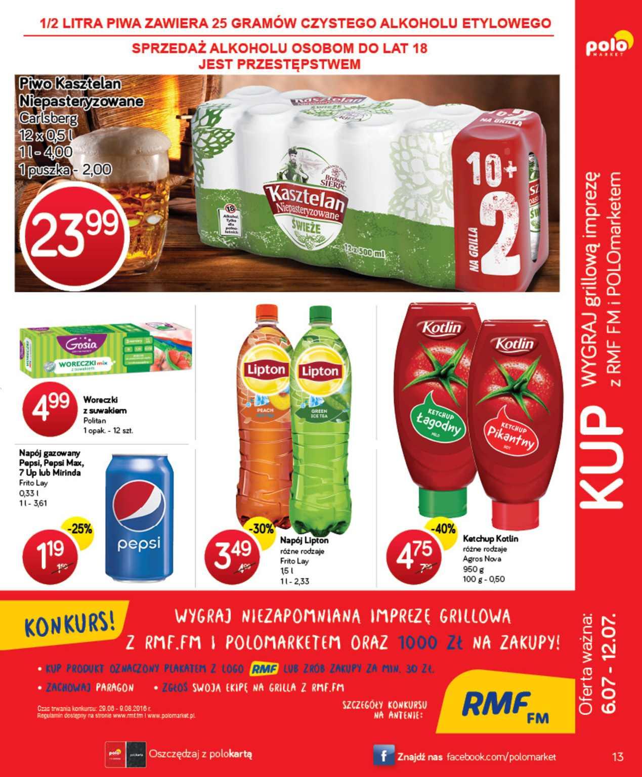 Gazetka promocyjna POLOmarket do 12/07/2016 str.13