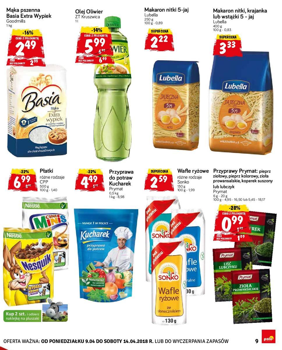 Gazetka promocyjna POLOmarket do 14/04/2018 str.9