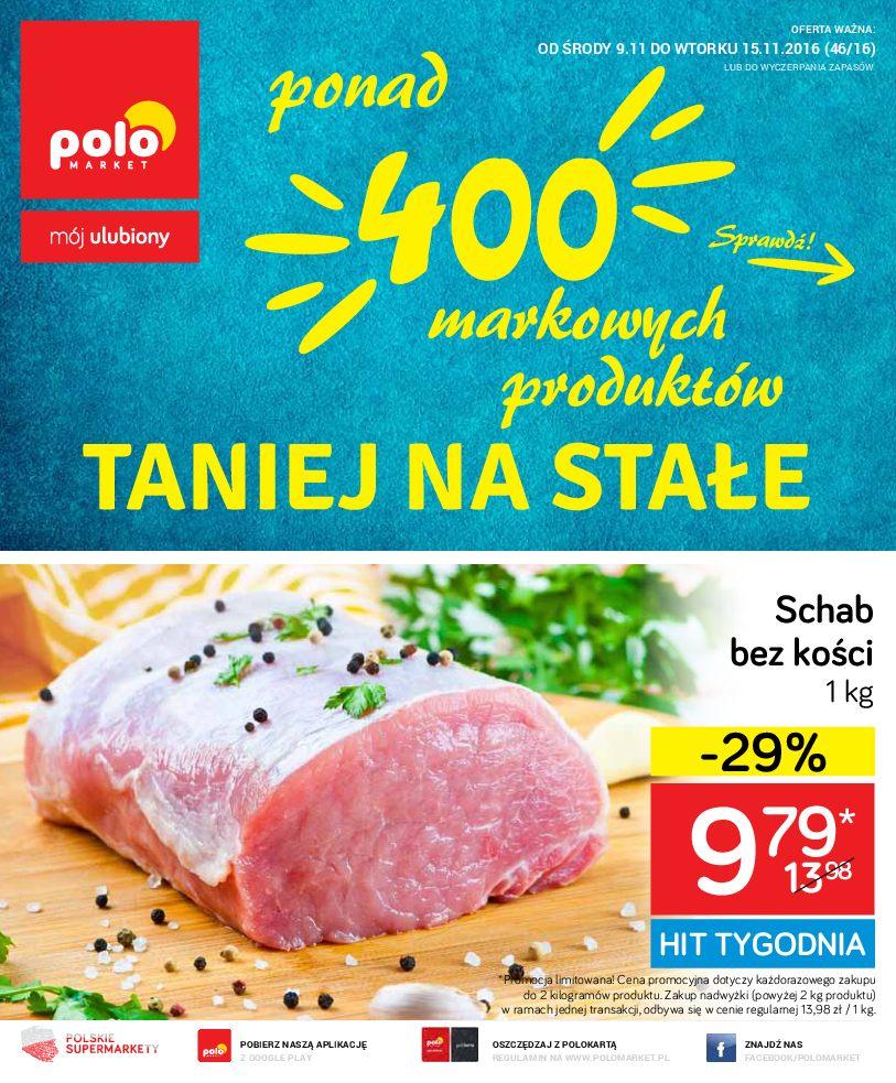Gazetka promocyjna POLOmarket do 15/11/2016 str.0