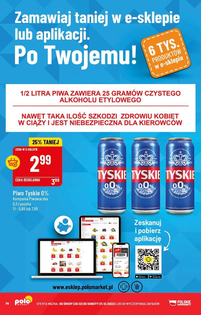 Gazetka promocyjna POLOmarket do 31/12/2022 str.74