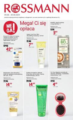 Rossmann gazetka - od 09/08/2024 do 30/08/2024