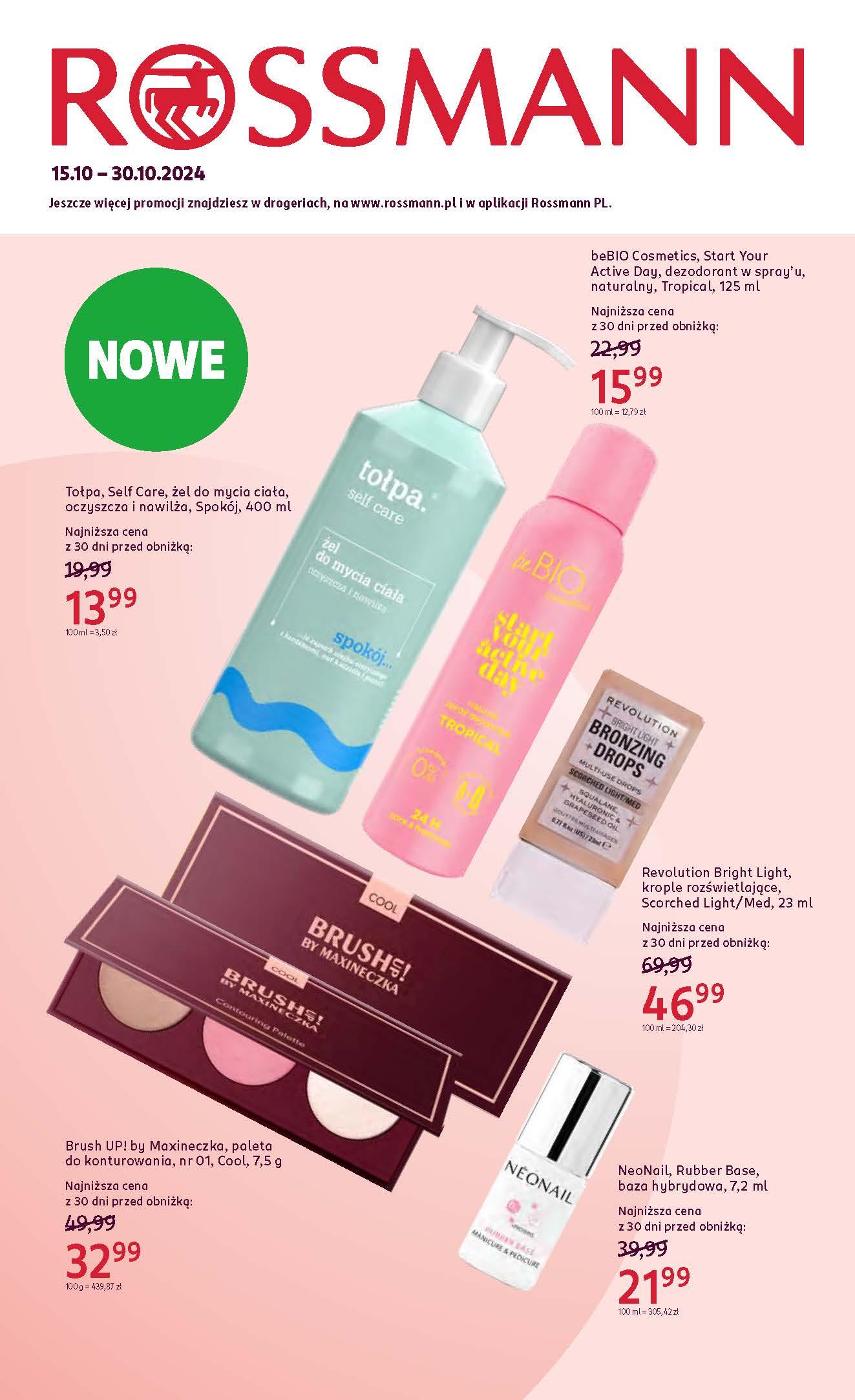 Gazetka promocyjna Rossmann do 30/10/2024 str.1