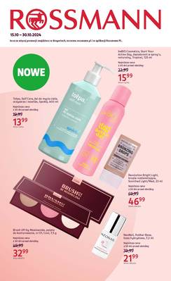 Rossmann gazetka - od 15/10/2024 do 30/10/2024