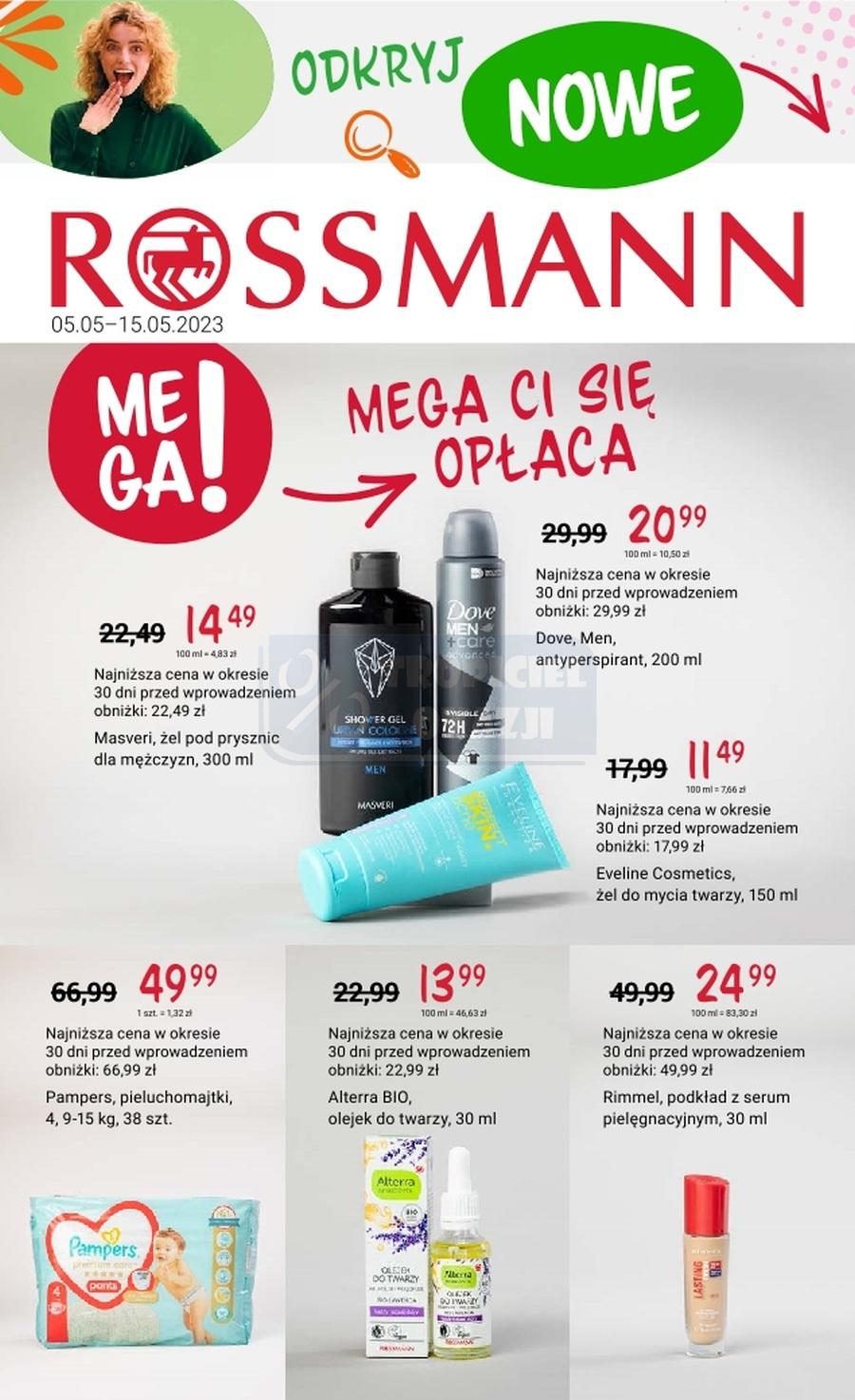 Gazetka promocyjna Rossmann do 15/05/2023 str.0