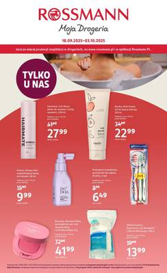 Rossmann gazetka - od 18/09/2025 do 03/10/2025
