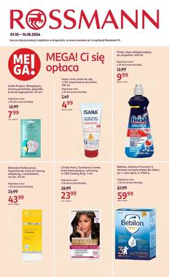 Rossmann gazetka - od 01/10/2024 do 14/10/2024