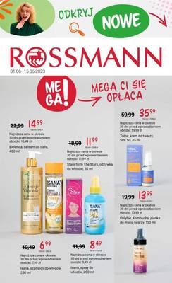 Rossmann gazetka - od 01/06/2023 do 15/06/2023