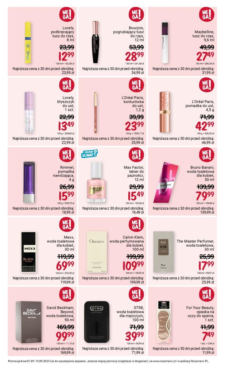 Gazetka promocyjna Rossmann do 15/09/2023 str.9