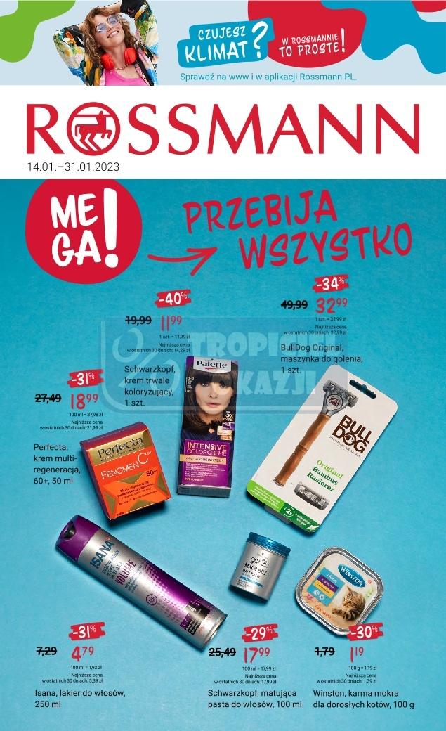 Gazetka promocyjna Rossmann do 31/01/2023 str.1