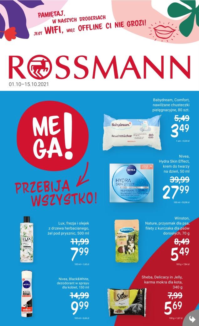Gazetka promocyjna Rossmann do 15/10/2021 str.1