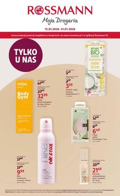 Rossmann gazetka - od 15/01/2026 do 21/01/2026