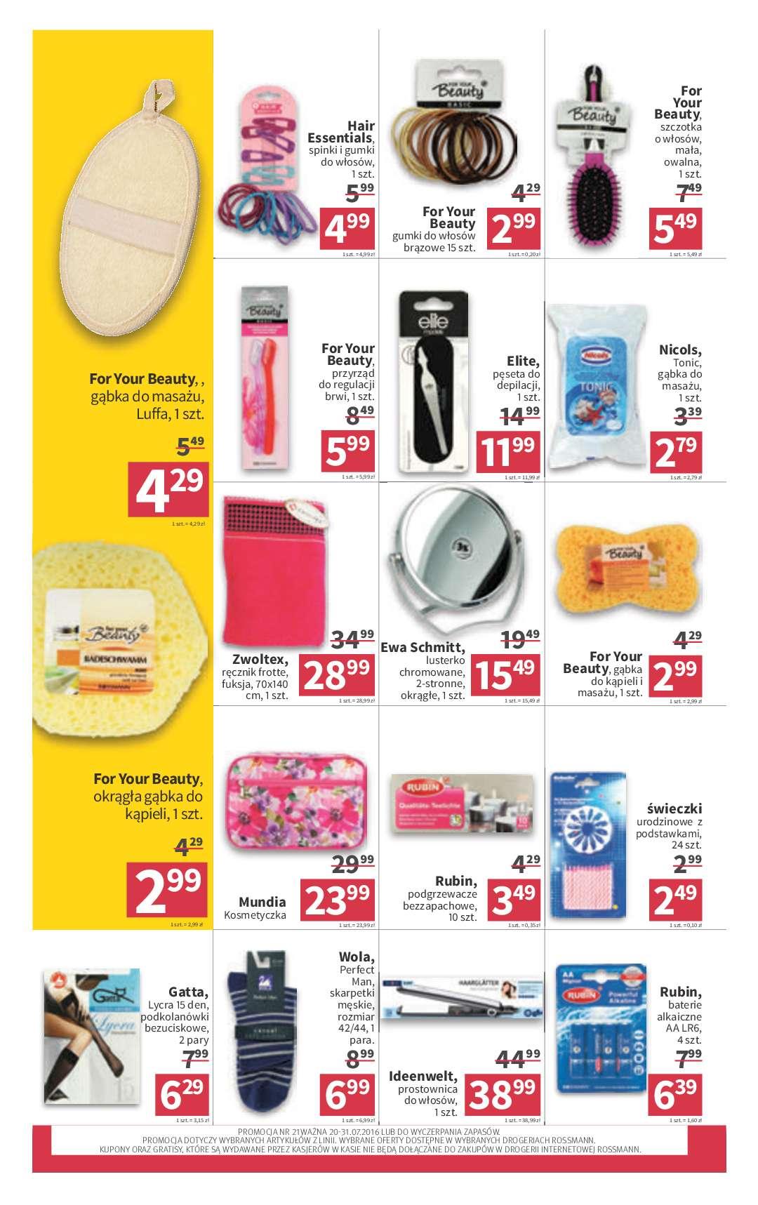 Gazetka promocyjna Rossmann do 31/07/2016 str.14