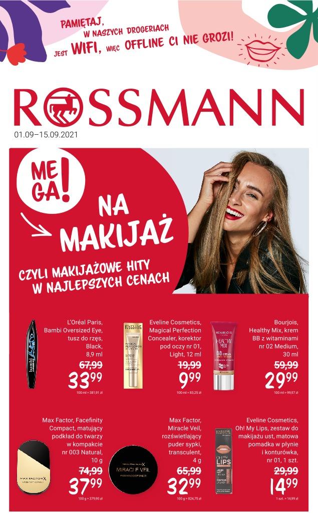 Gazetka promocyjna Rossmann do 15/09/2021 str.1