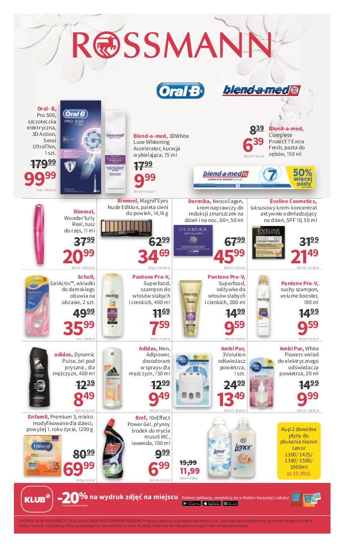 Gazetka promocyjna Rossmann do 29/10/2018 str.0