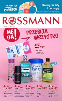 Rossmann gazetka - od 16/08/2022 do 31/08/2022