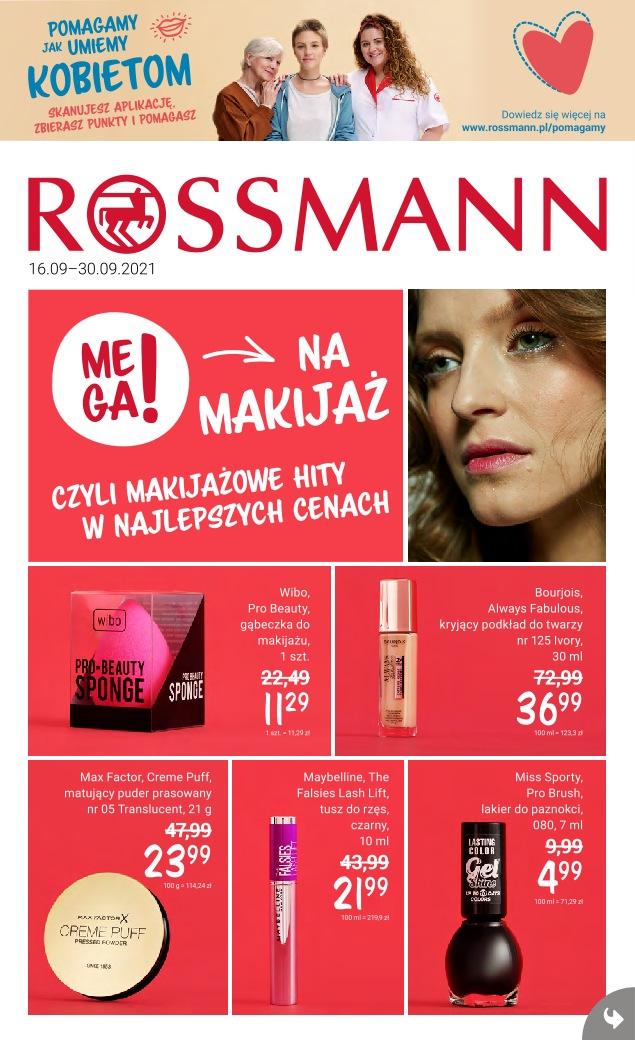 Gazetka promocyjna Rossmann do 30/09/2021 str.0