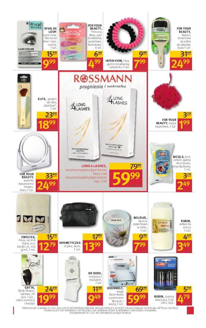 Gazetka promocyjna Rossmann do 19/05/2016 str.14