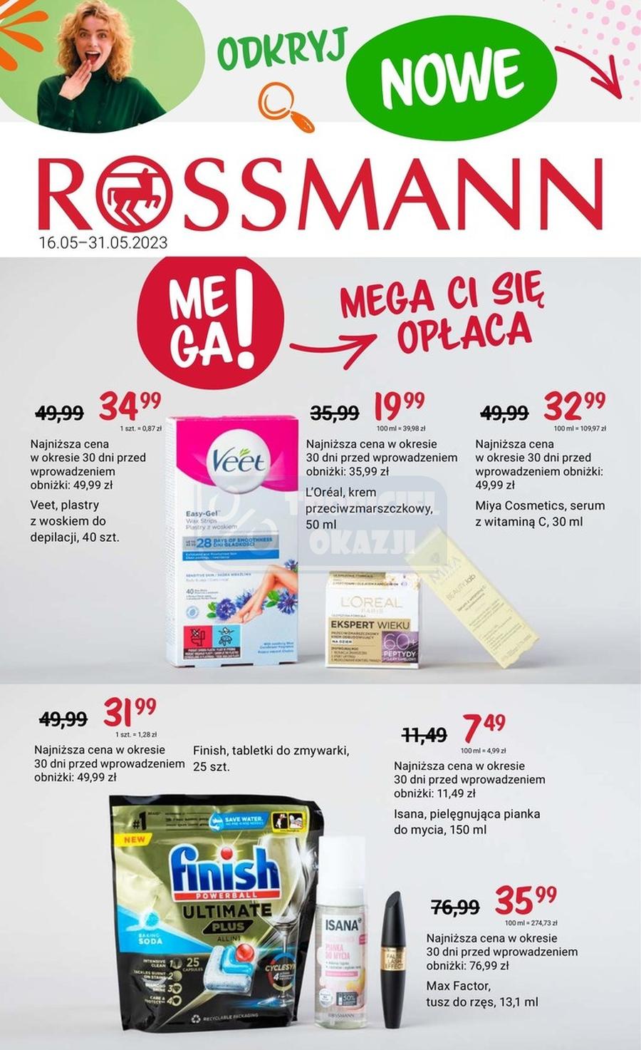 Gazetka promocyjna Rossmann do 31/05/2023 str.1