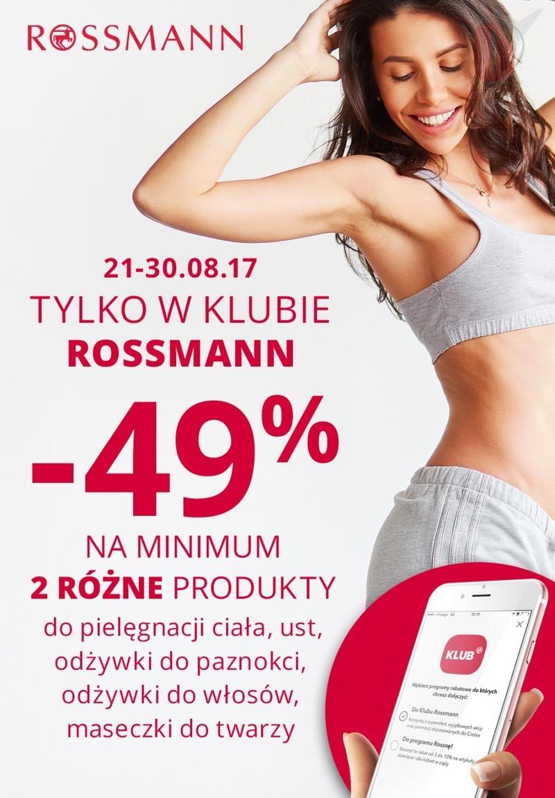 Gazetka promocyjna Rossmann do 30/08/2017 str.1